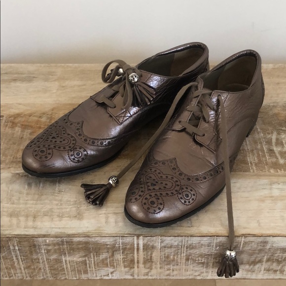 Brighton Shoes - Brighton Eden sz 8 wingtip Oxford loafers tassel